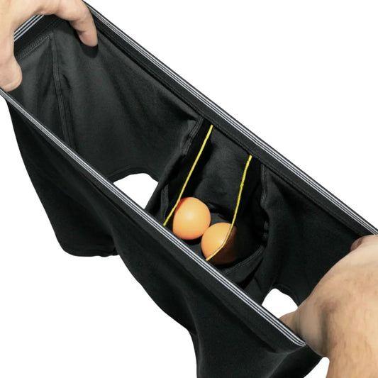 (3 Pack) Anti - Chafe Pouch Boxer Briefs - Zavu