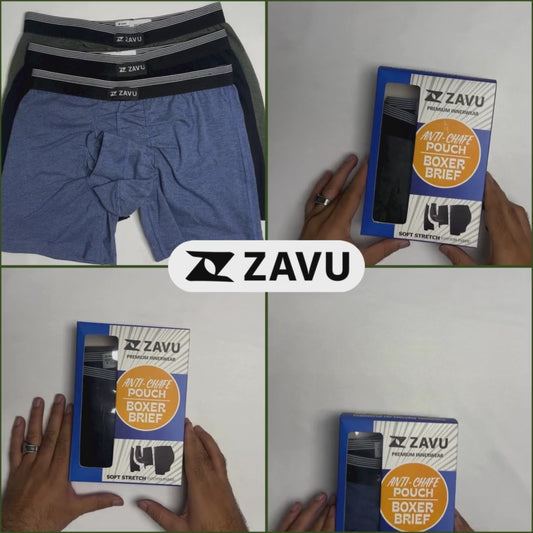 (3 Pack) Anti-Chafe Pouch Boxer Briefs